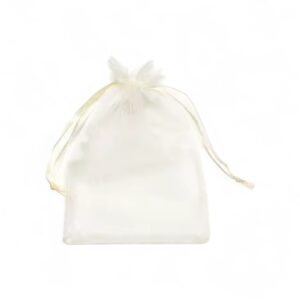 BOLSA DE ORGANZA 7X9CM MARFIL 100 UNIDADES