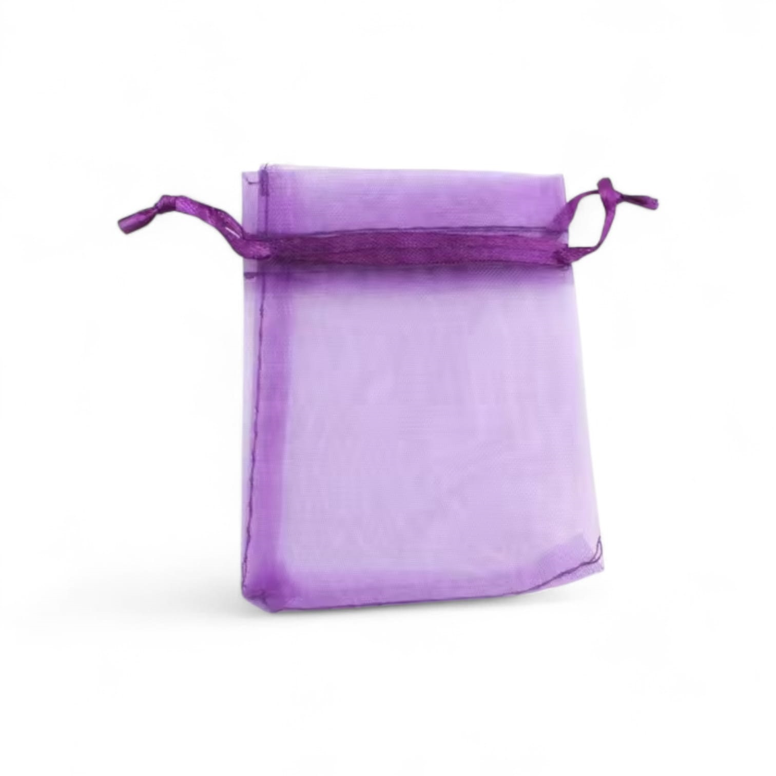 BOLSA DE ORGANZA 7X9CM MORADA 100 UNIDADES