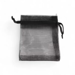 BOLSA DE ORGANZA 7X9CM NEGRO 100 UNIDADES