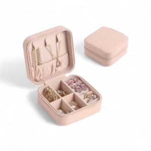 JOYERO DE VIAJE ROSADO