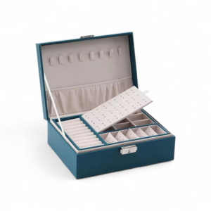 JOYERO DOBLE FONDO VERDE