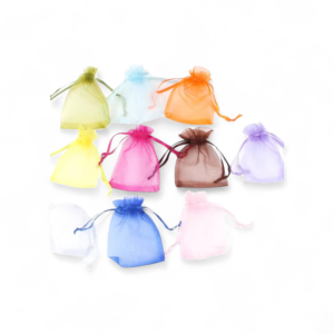 BOLSA DE ORGANZA 7X9CM MORADA 100 UNIDADES
