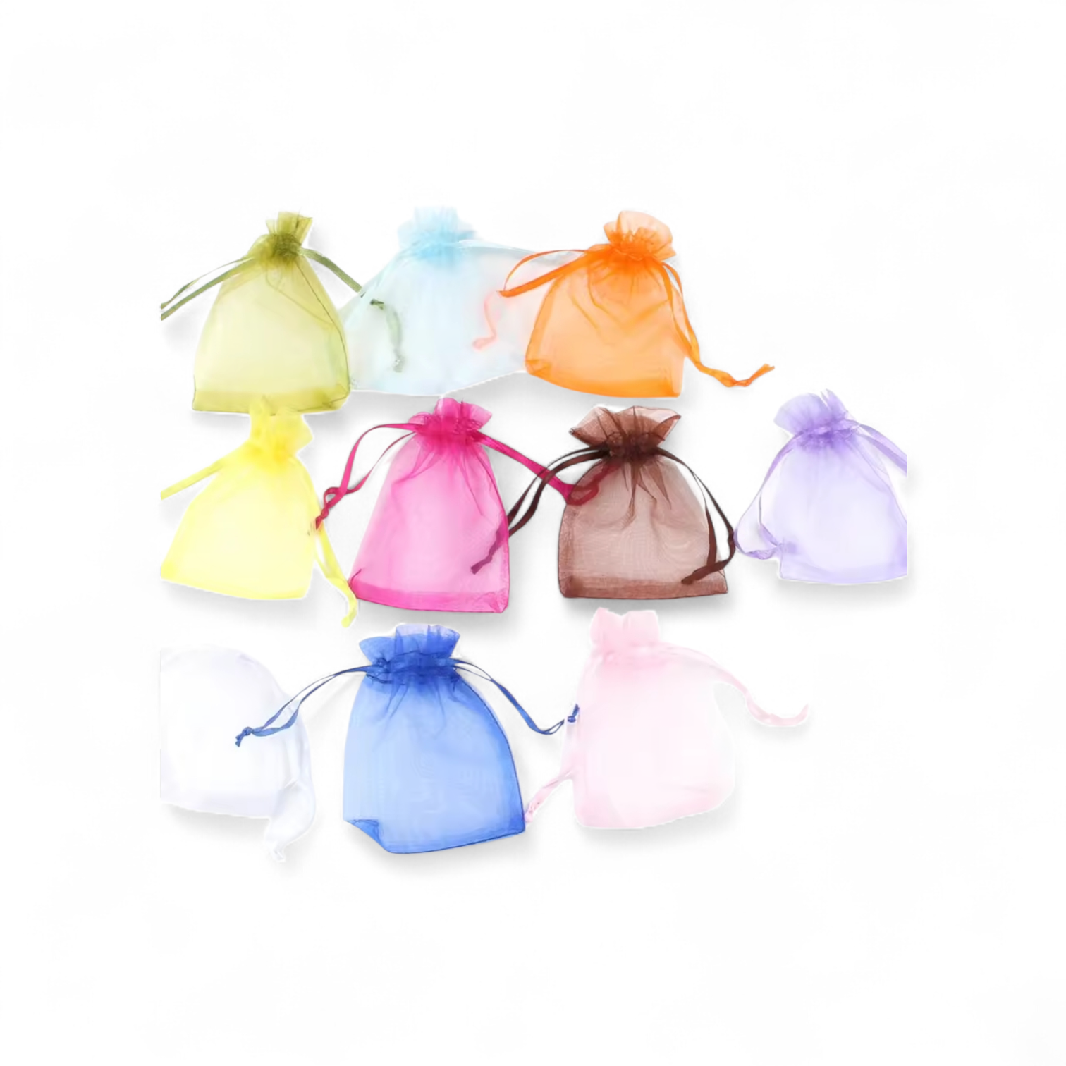 BOLSA DE ORGANZA 7X9CM MORADA 100 UNIDADES - Imagen 2