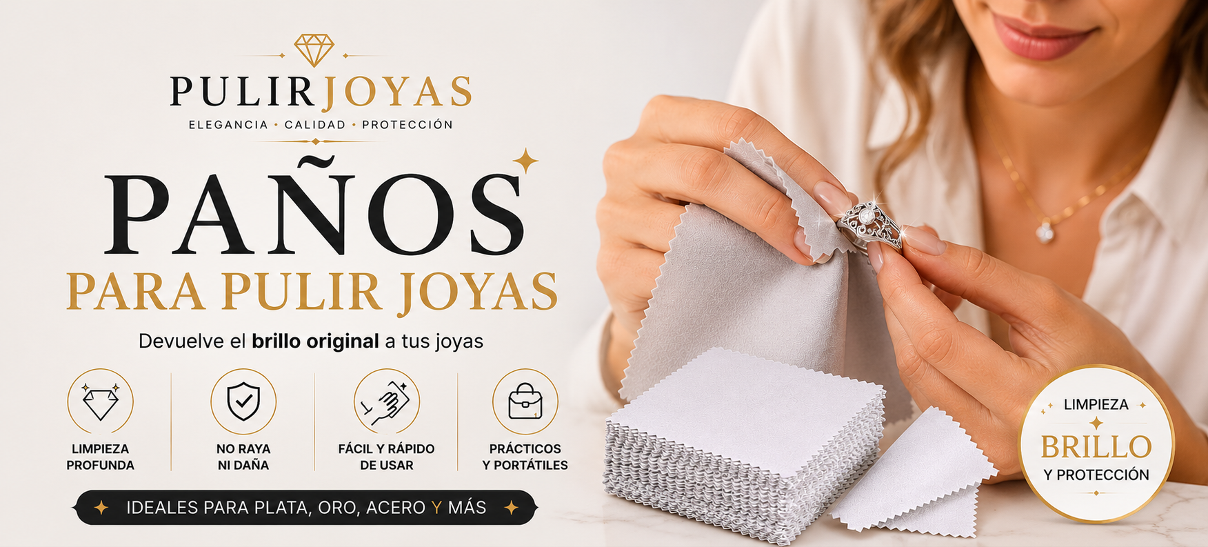 BANNER PARA PORTADA DE SITIO WEB PAÑO PARA PULIR JOYAS SIN SITIO WEB